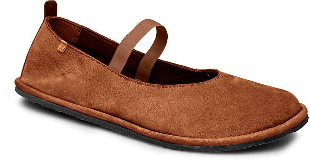 MERCEDITAS BAREFOOT ADULTO N5670 NOBUCK BARE PIEL MARRÓN - EL NATURALISTA - GARÓS