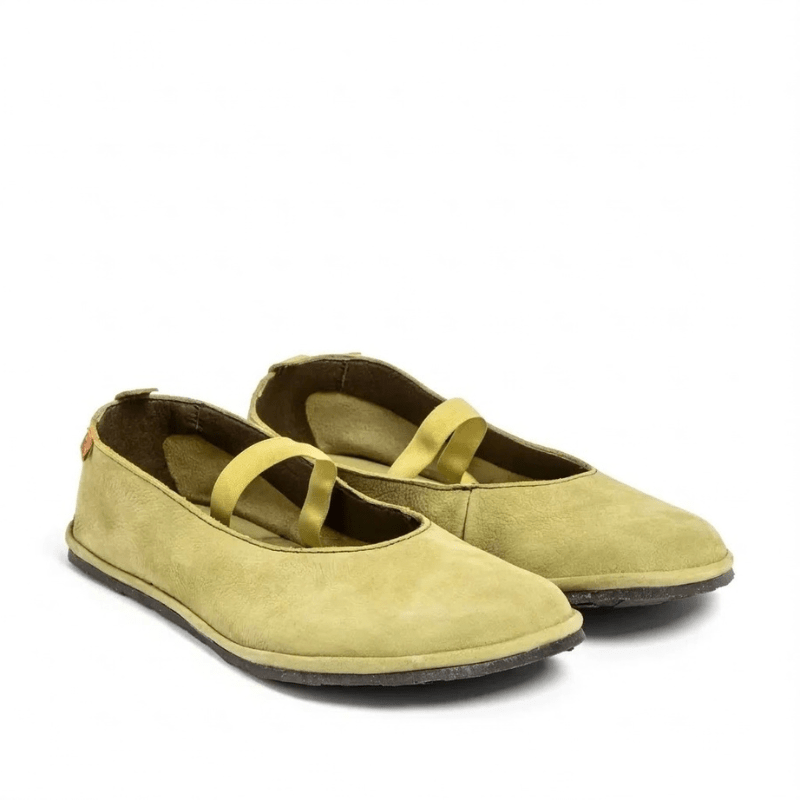 MERCEDITAS BAREFOOT ADULTO N5670 NOBUCK BARE PIEL VERDE - EL NATURALISTA - GARÓS