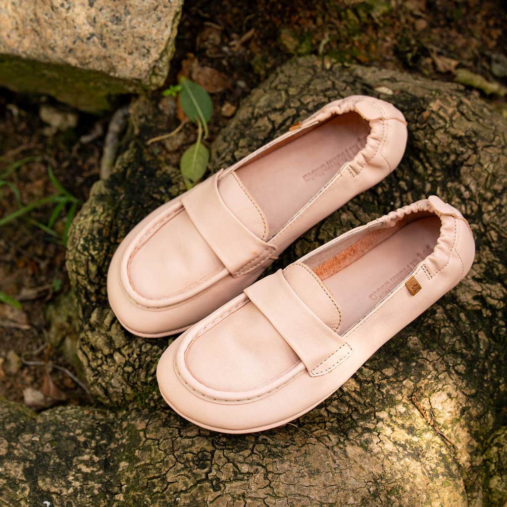 MOCASIN BAREFOOT MUJER N5822 ESSENCE PIEL BEIGE - EL NATURALISTA - GARÓS