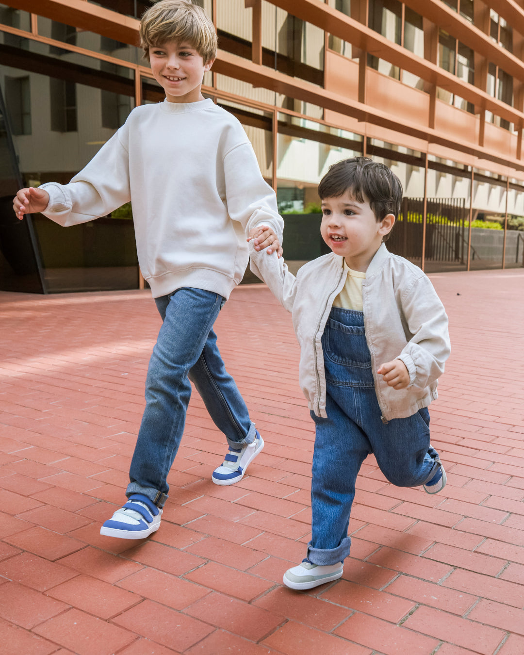 DEPORTIVA RESPETUOSA DOBLE VELCRO PETRA MINI AZUL DENIM -  MURIS