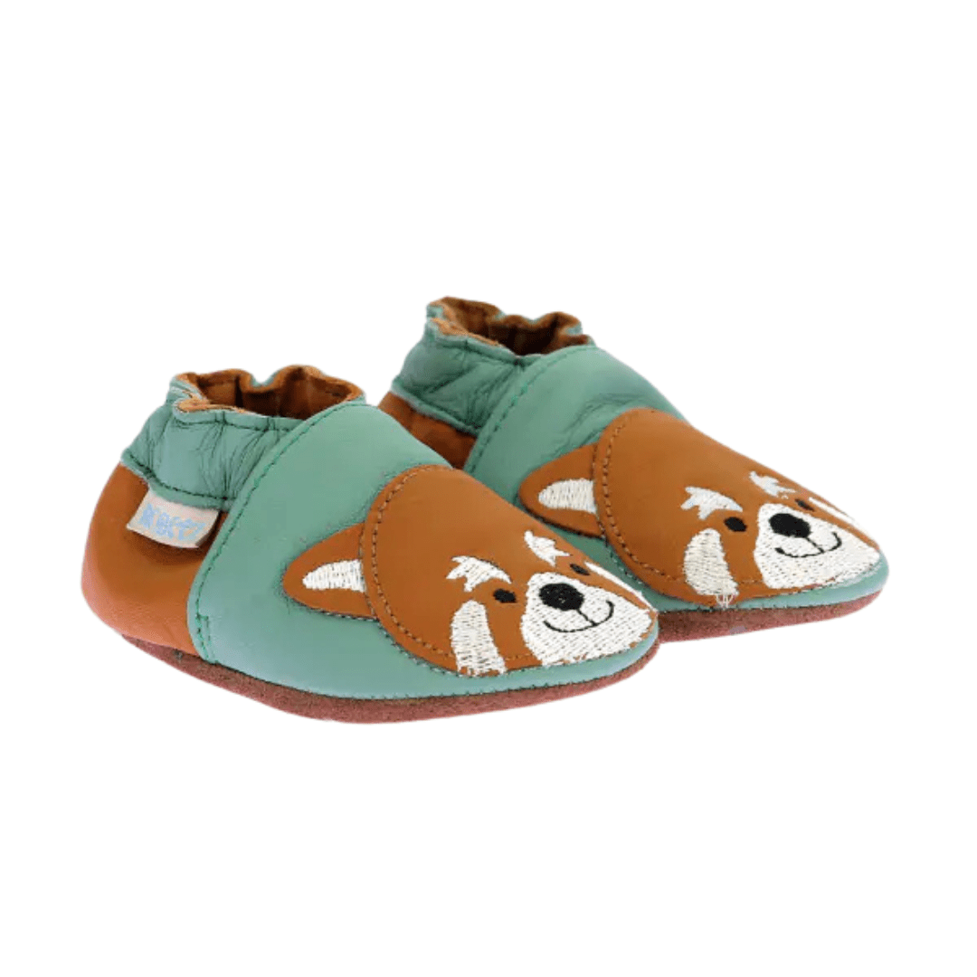 PATUCO PIEL VEGANA PRIMEROS PASOS ROBEEZ GINGERBEAR VEART CAMEL BEBÉ - GARÓS