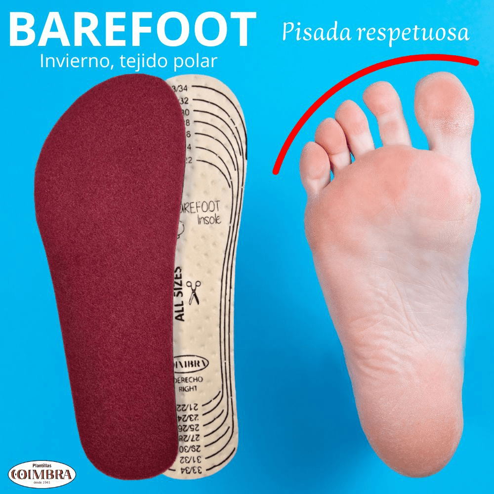 PLANTILLA BAREFOOT IGLOO INVIERNO KIDS MULTITALLA ( T.21 - 36) - COIMBRA - GARÓS