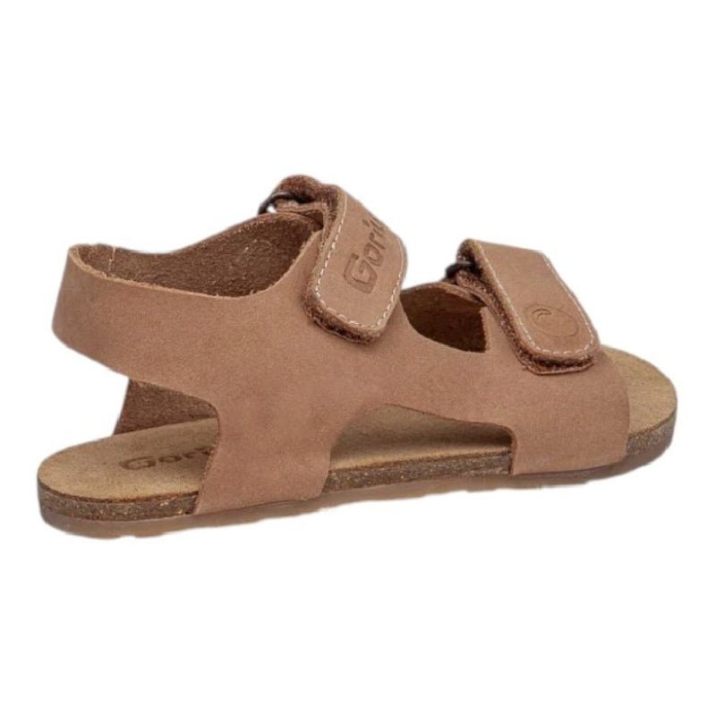 SANDALIA BAREFOOT ADULTO DOBLE TIRA CON VELCRO BIOS MARRÓN - GORILA - GARÓS