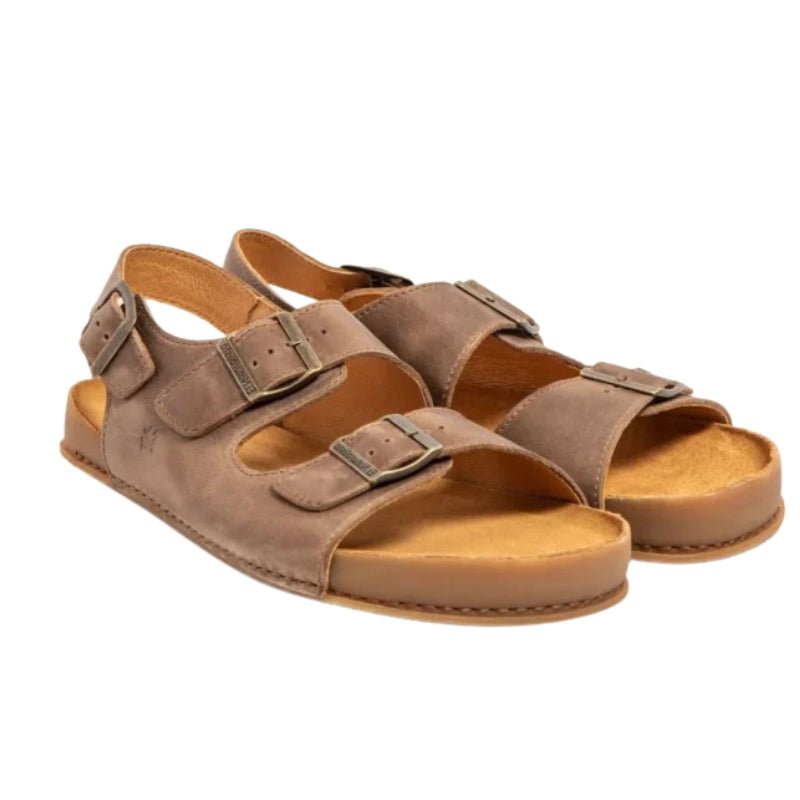 SANDALIA BAREFOOT ADULTO N6001 HORIZON ARIZONA PIEL GRIS STONE- EL NATURALISTA - GARÓS
