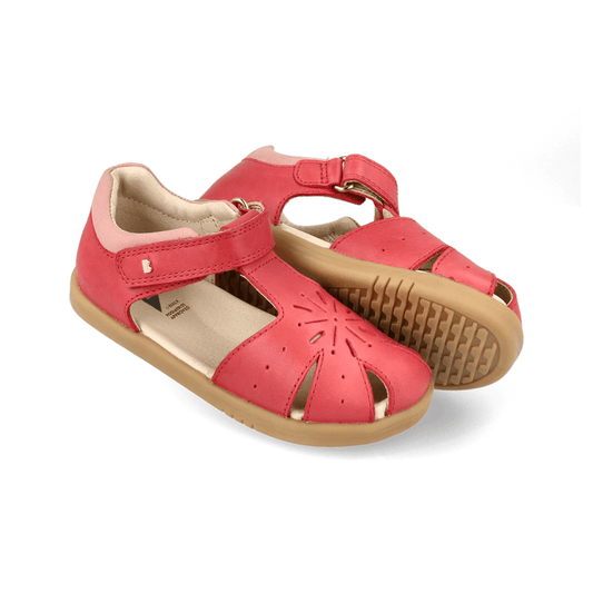 SANDALIA BAREFOOT BOBUX COMPASS PIEL FUCSIA - GARÓS