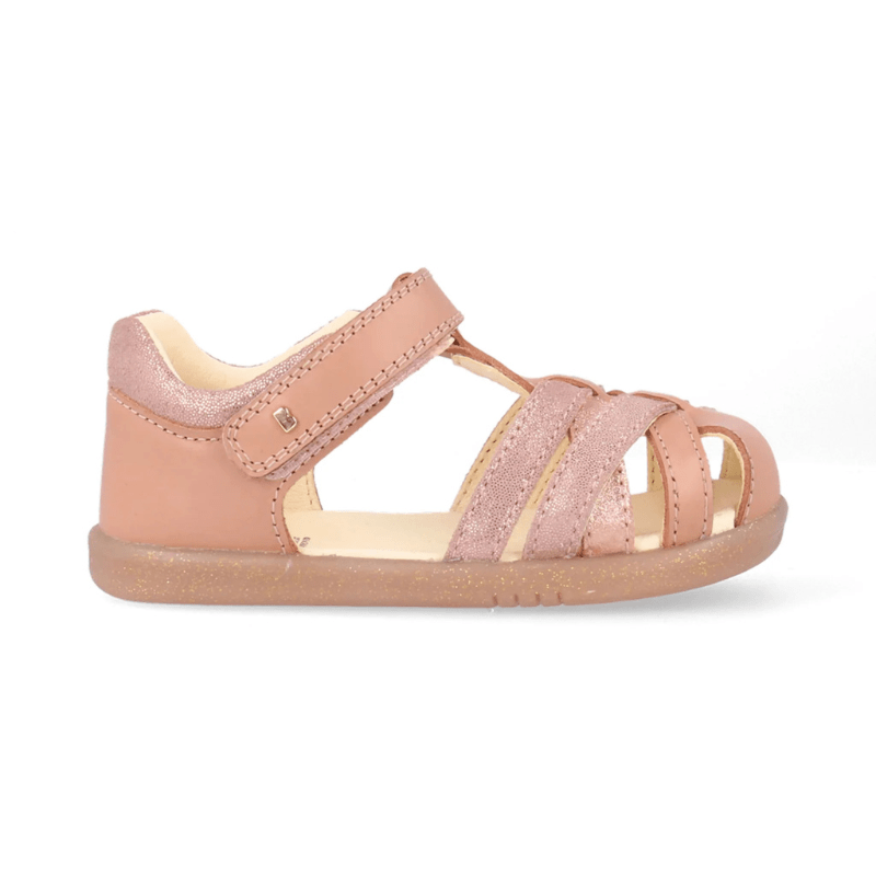 SANDALIA BAREFOOT BOBUX CROSS JUMP PIEL ROSA - GARÓS