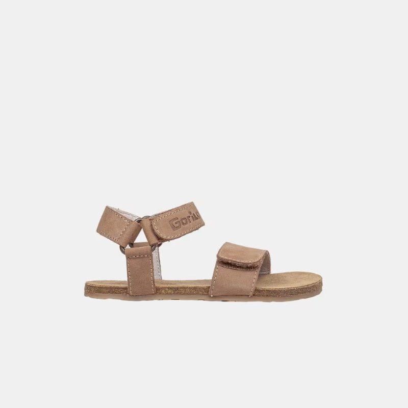 SANDALIA BAREFOOT CON VELCRO BIOS MARRÓN (T.24 - 38) - GORILA - GARÓS