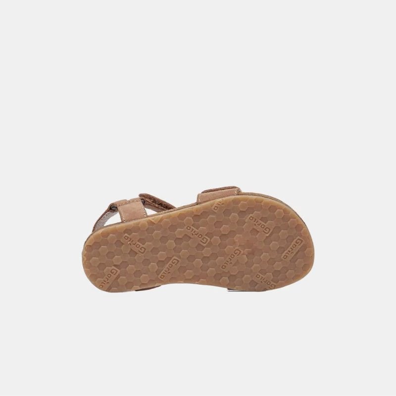 SANDALIA BAREFOOT CON VELCRO BIOS MARRÓN (T.24 - 38) - GORILA - GARÓS
