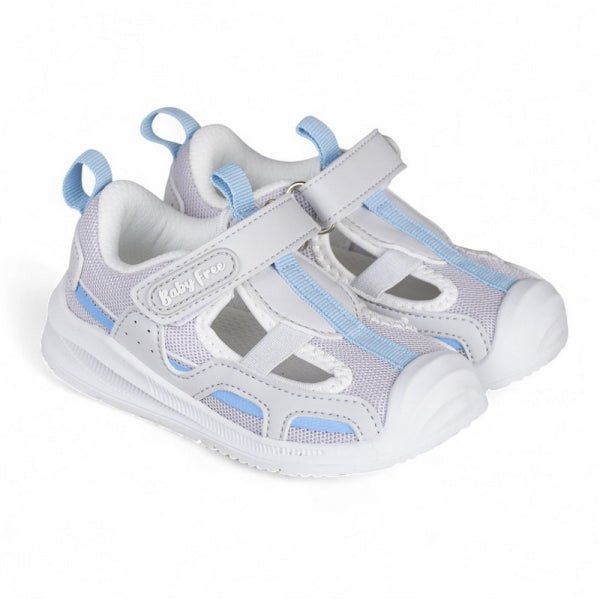 SANDALIA BAREFOOT DEPORTIVA INFANTIL 1126012 GRIS - CHETTO - GARÓS