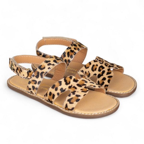 SANDALIA BAREFOOT JUNIOR 1126032 PIEL ANIMAL PRINT (T.28 - 38) - CHETTO - GARÓS