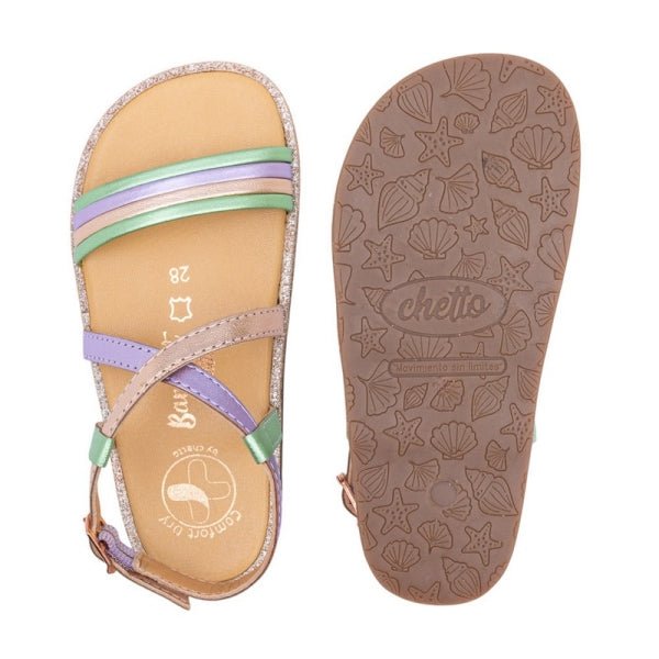 SANDALIA BAREFOOT JUNIOR MULTICOLOR (T.33 - 39) - CHETTO - GARÓS
