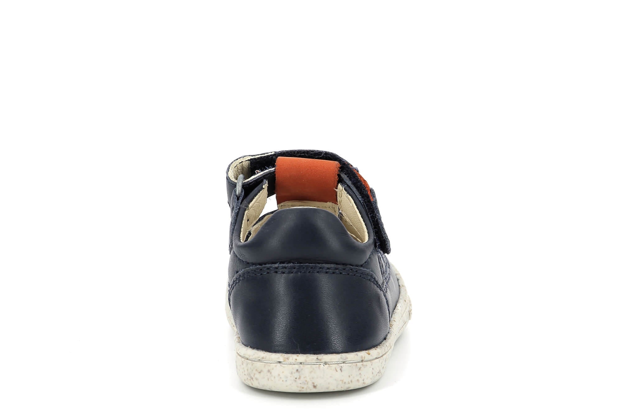 SANDALIA BAREFOOT KICKERS TRACTUS PIEL AZUL - GARÓS