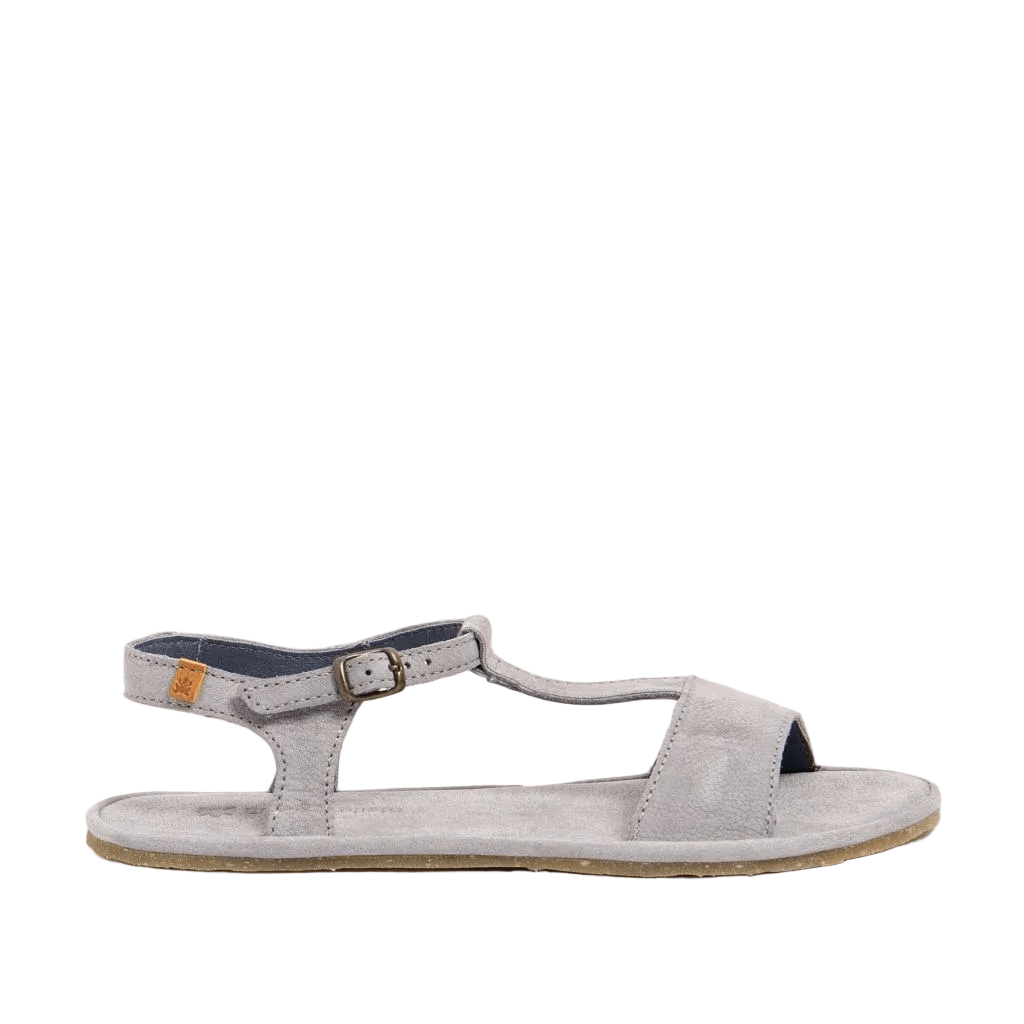 SANDALIA BAREFOOT MUJER N5686 SATYA NOBUCK AZUL DENIM - EL NATURALISTA - GARÓS