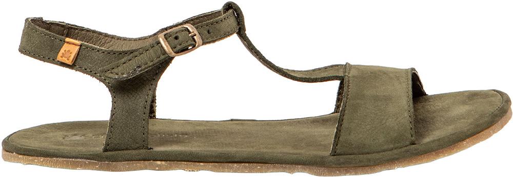 SANDALIA BAREFOOT MUJER N5686 SATYA NOBUCK KAKI - EL NATURALISTA - GARÓS