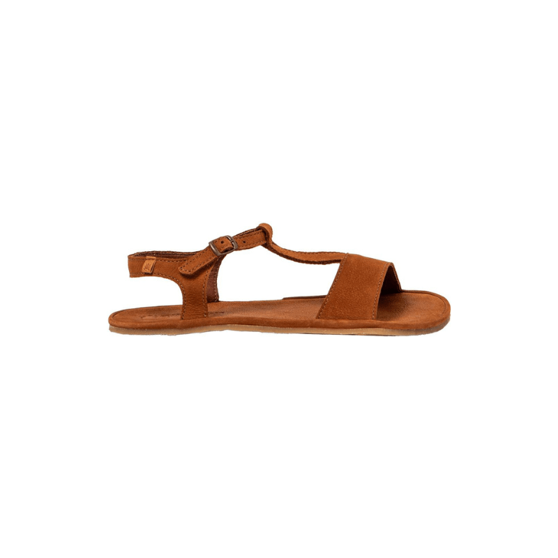 SANDALIA BAREFOOT MUJER N5686 SATYA NOBUCK MARRÓN - EL NATURALISTA - GARÓS