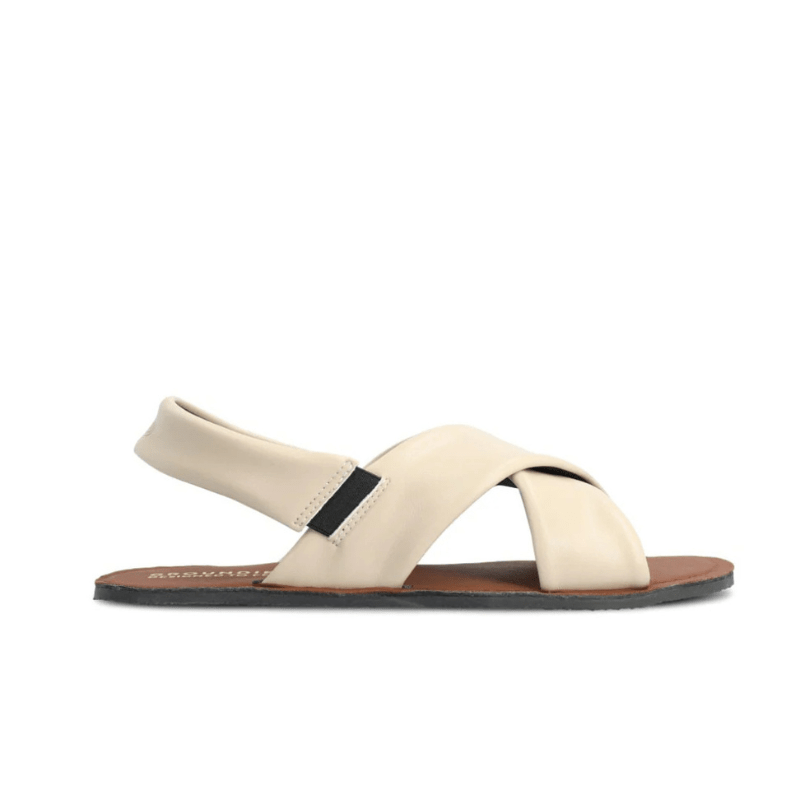 SANDALIA BAREFOOT MUJER VERONA VEGANA BEIGE - GROUNDIES - GARÓS