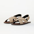 SANDALIA BAREFOOT MUJER VERONA VEGANO BEIGE - GROUNDIES - GARÓS