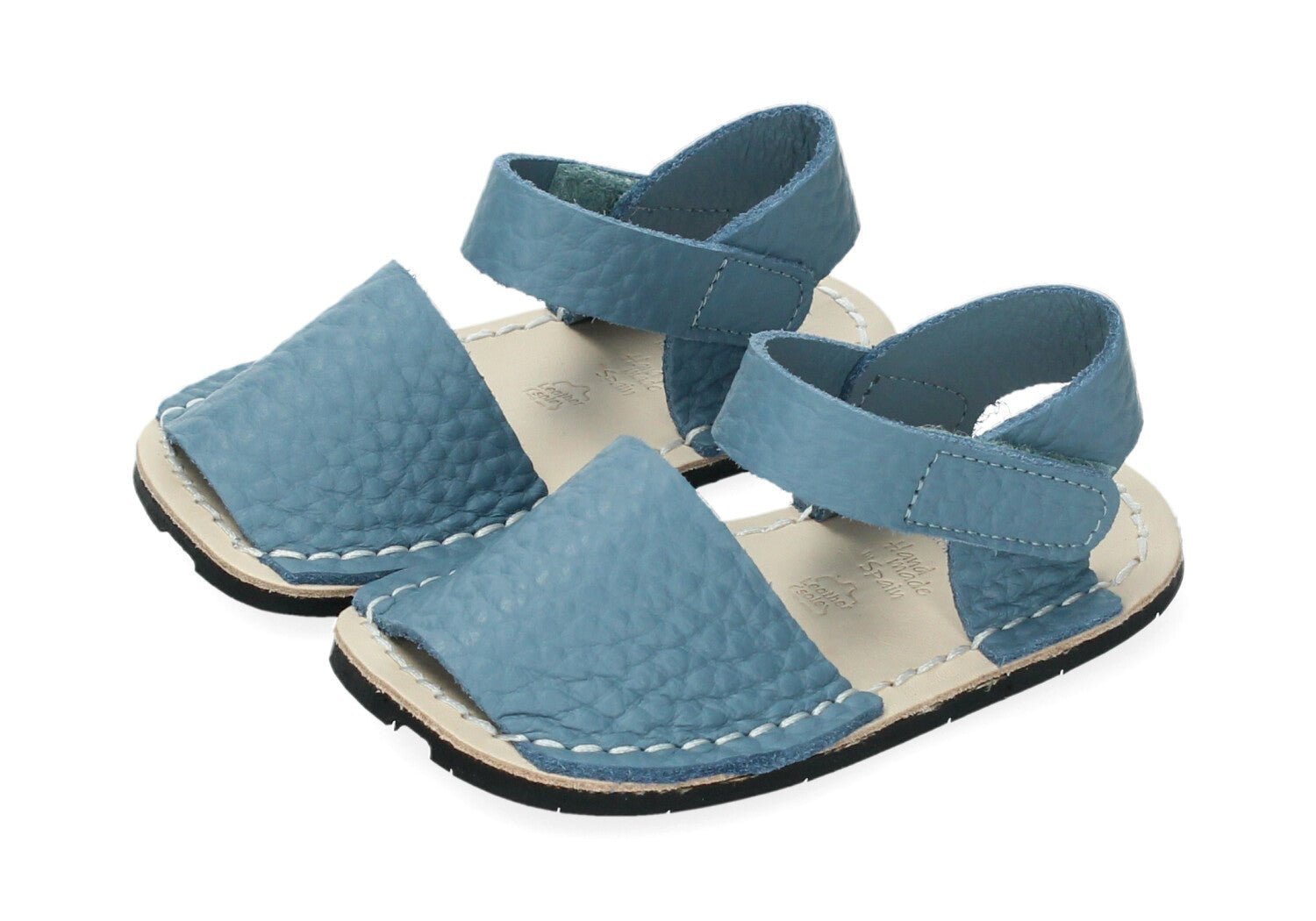 sandalia barefoot ria menorquina mini nirvana azul eden - garós