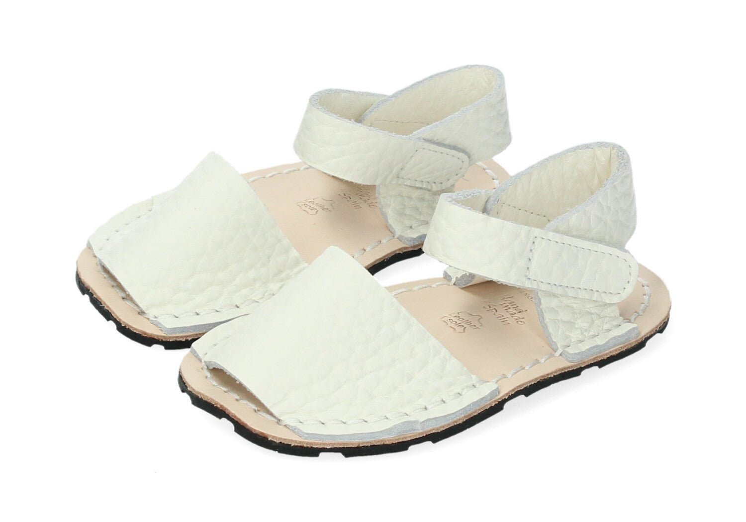 sandalia barefoot ria menorquina mini nirvana blanco - garós