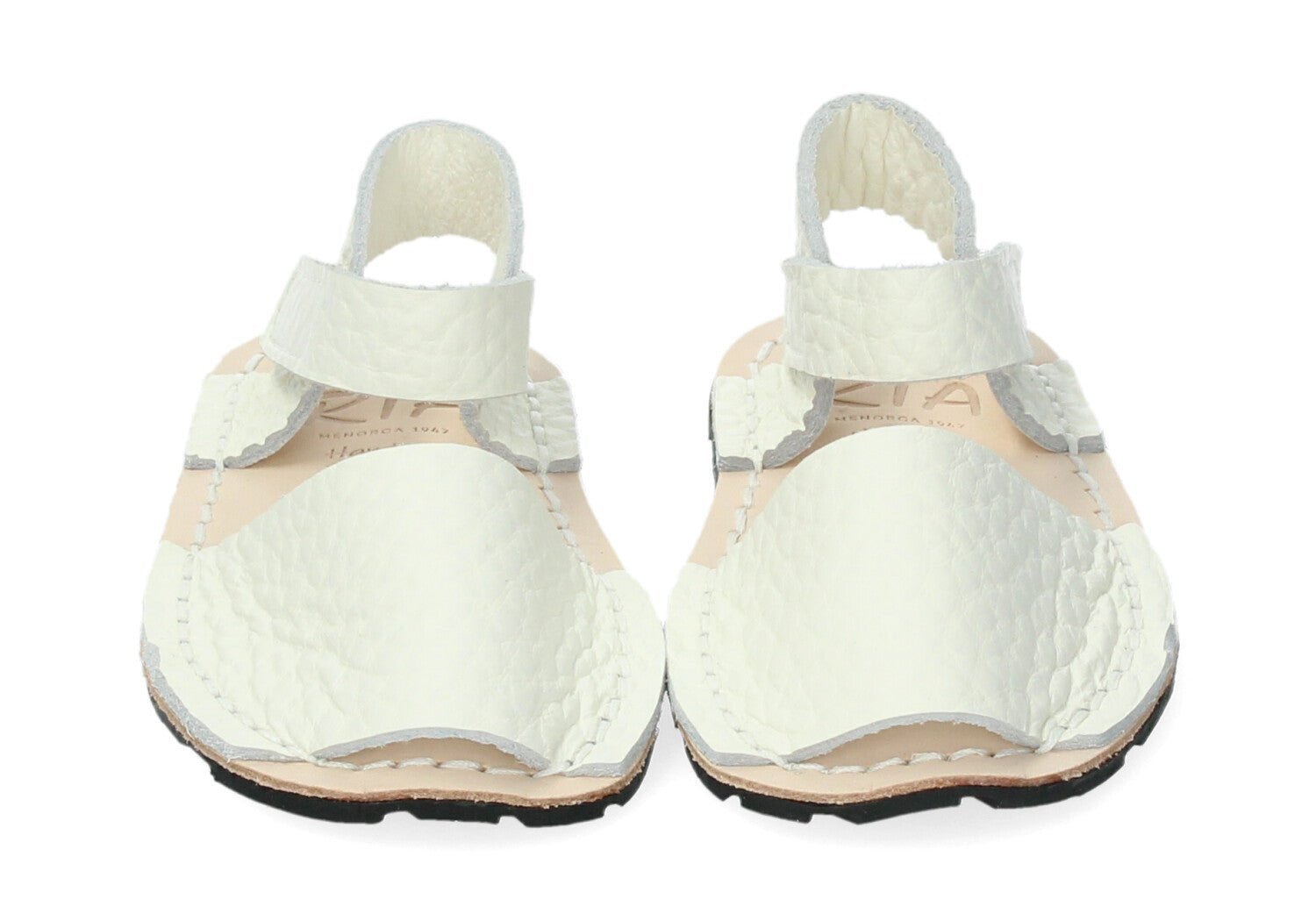 sandalia barefoot ria menorquina mini nirvana blanco - garós