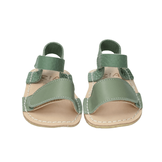 SANDALIA BAREFOOT RIA VELVET EDERA VERDE - GARÓS
