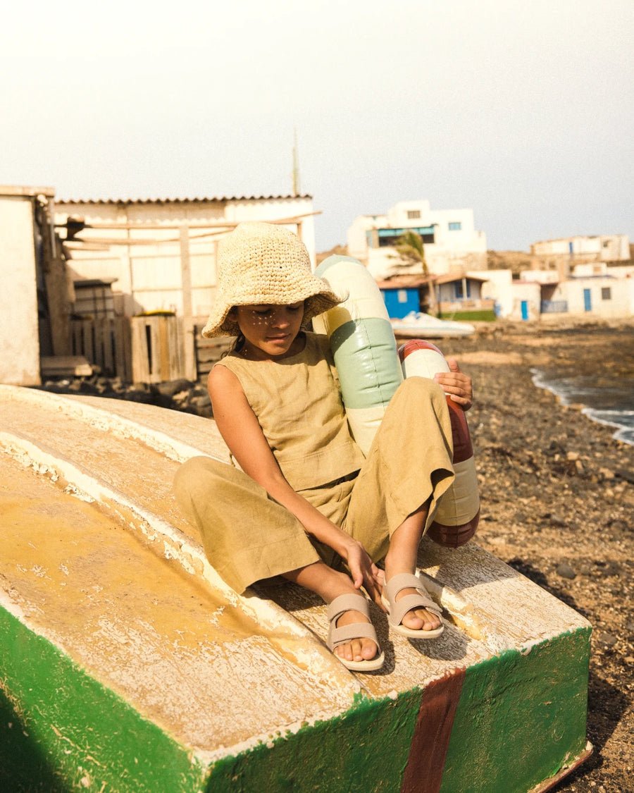 SANDALIA BAREFOOT RIO JUNIOR MURIS GRIS - GARÓS