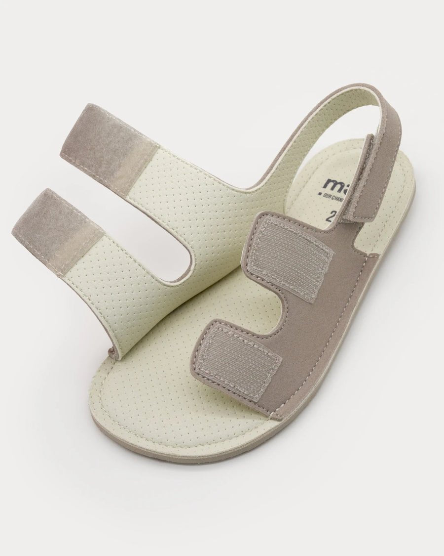 SANDALIA BAREFOOT RIO JUNIOR MURIS GRIS - GARÓS