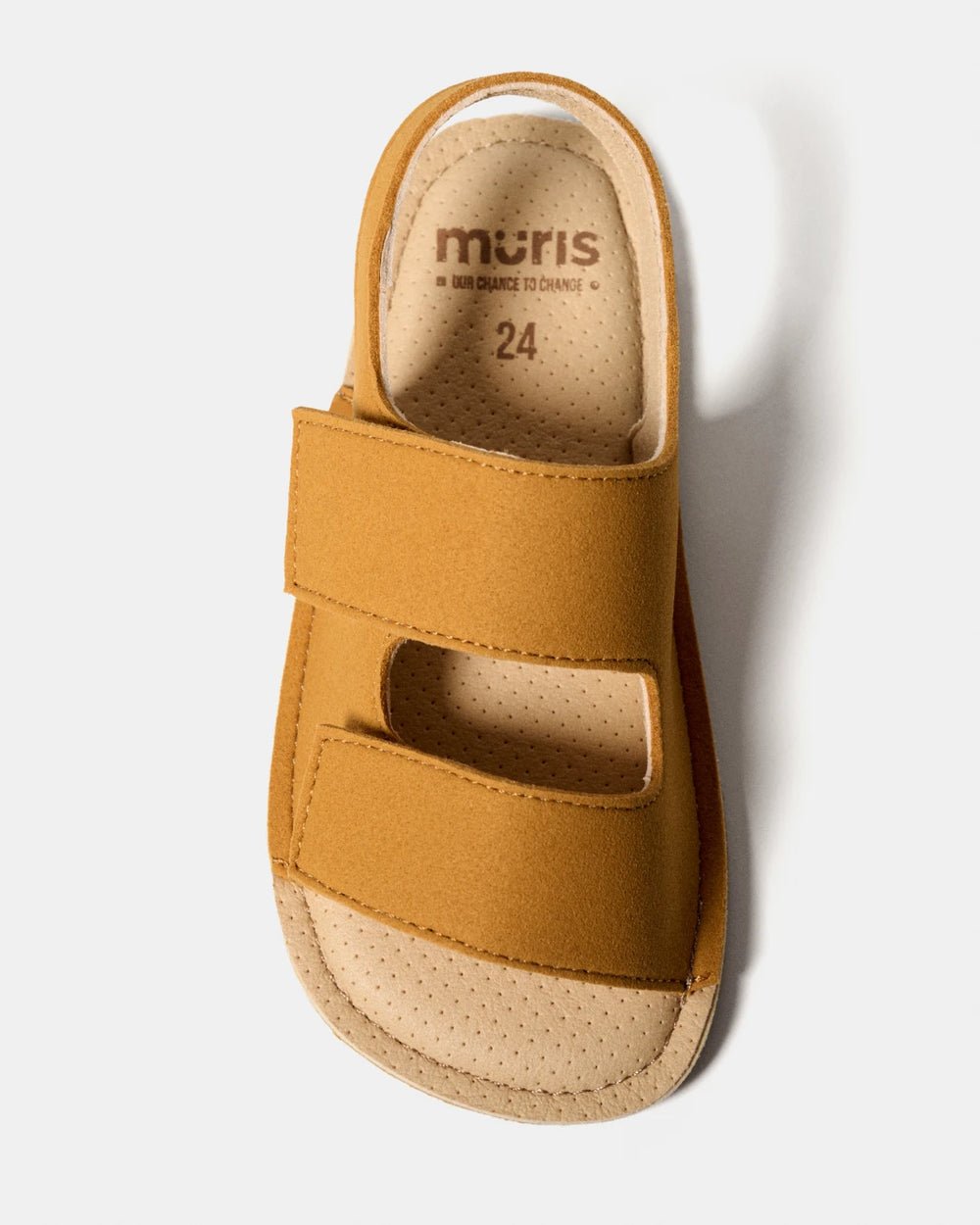 SANDALIA BAREFOOT RIO MINI MOSTAZA - MURIS - GARÓS