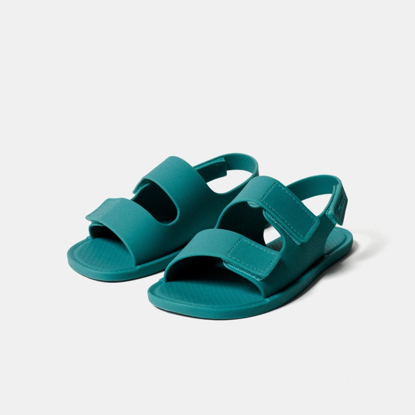 SANDALIA BAREFOOT WATERPROOF ARUBA MINI TEAL AGUAMARINA - MURIS - GARÓS