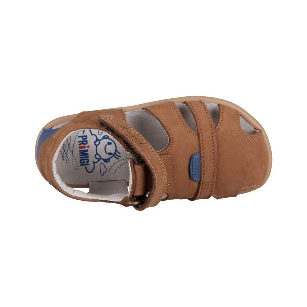 SANDALIA CANGREJERA BAREFOOT BABY SOFT 1414000 PIEL CAMEL - PRIMIGI - GARÓS