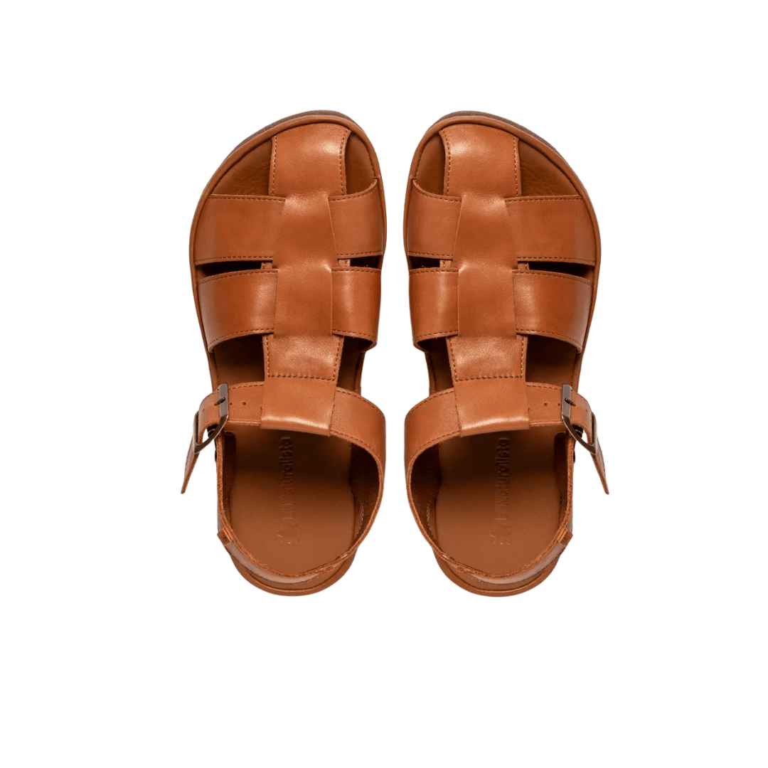 Sandalia cangrejera barefoot cuero adulto