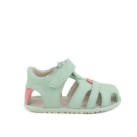 SANDALIA CANGREJERA BAREFOOT INFANTIL BABY SOFT 1414055 PIEL AGUAMARINA - PRIMIGI - GARÓS
