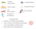 SANDALIA CANGREJERA RESPETUOSA PF1009 - 5 MICRO AZUL EGEO - PIRUFLEX - GARÓS