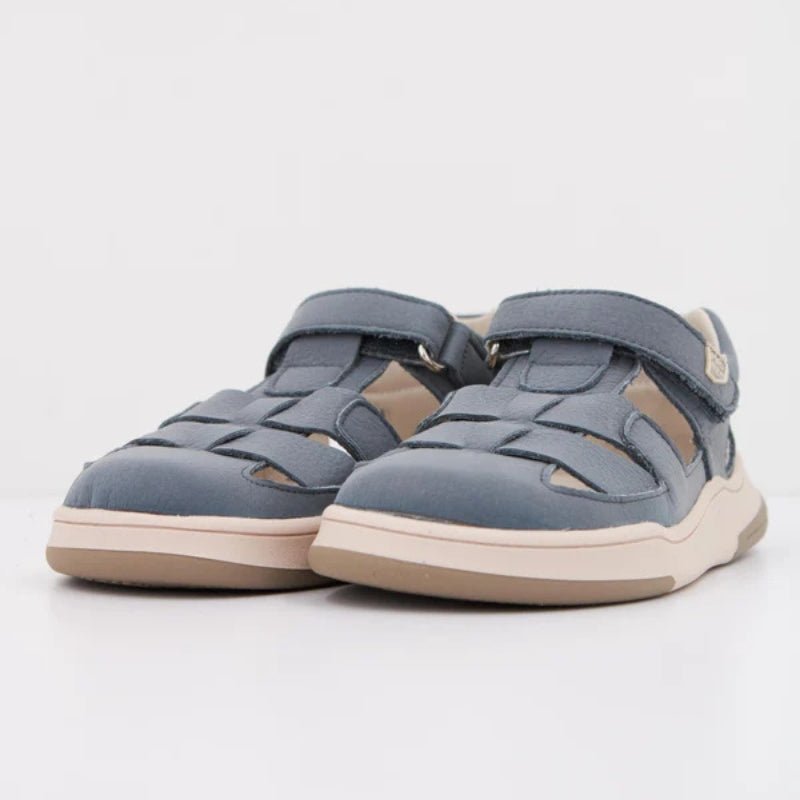 SANDALIA INFANTIL RESPETUOSA PF4002 - 3 PIEL DAVINCI SMOKE - PIRUFLEX - GARÓS