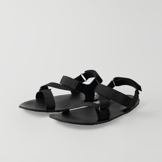SANDALIA MINIMALISTA ADULTO QUONDAM ORIGAMI NEGRO - GARÓS
