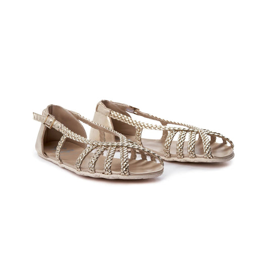 Sandalia mujer barefoot Joya Oro - Navega Barefoot - GARÓS