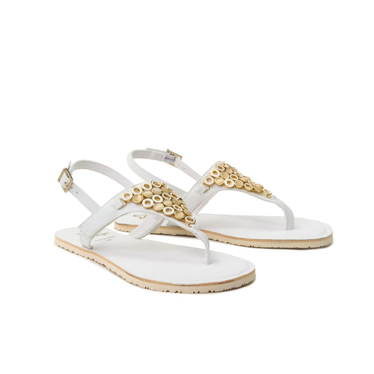 Sandalia mujer barefoot Mamba Blanca - Navega Barefoot - GARÓS