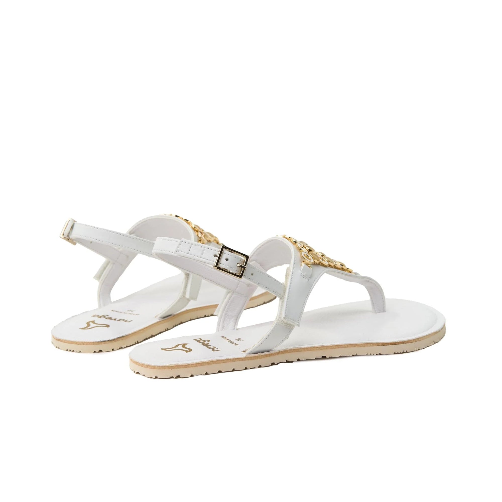 Sandalia mujer barefoot Mamba Blanca - Navega Barefoot - GARÓS