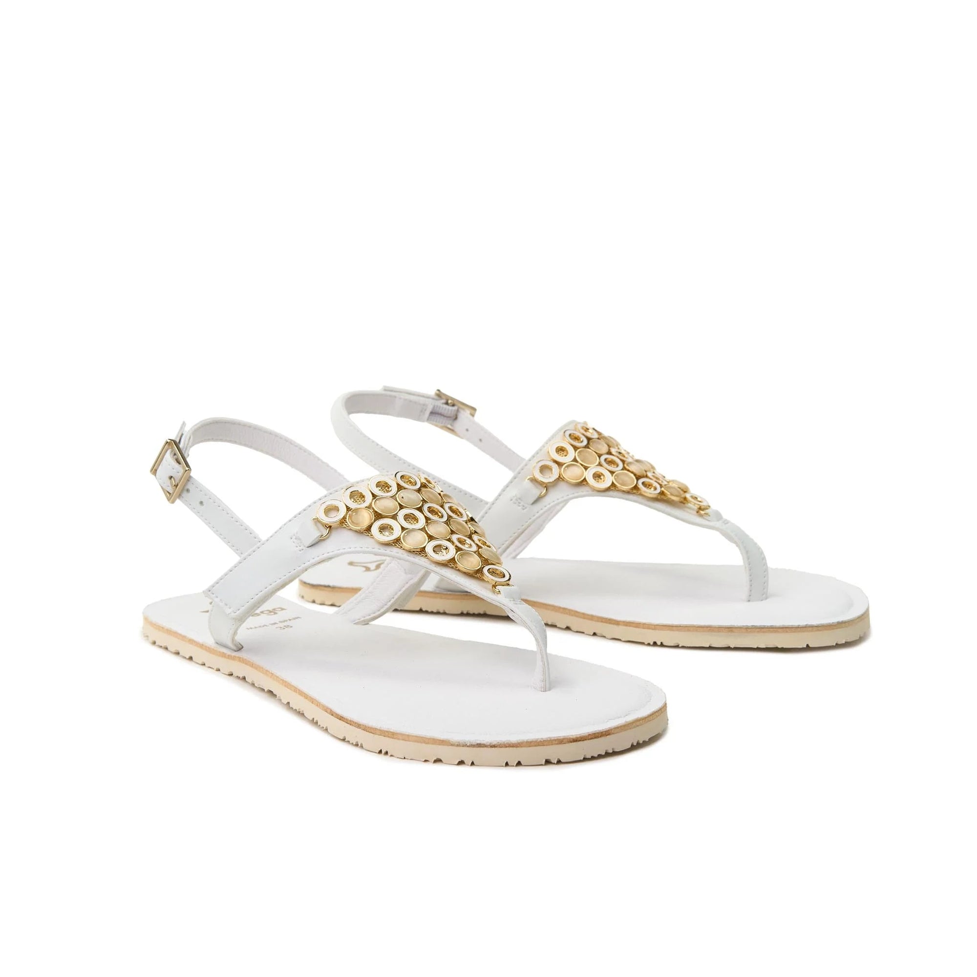Sandalia mujer barefoot Mamba Blanca - Navega Barefoot - GARÓS