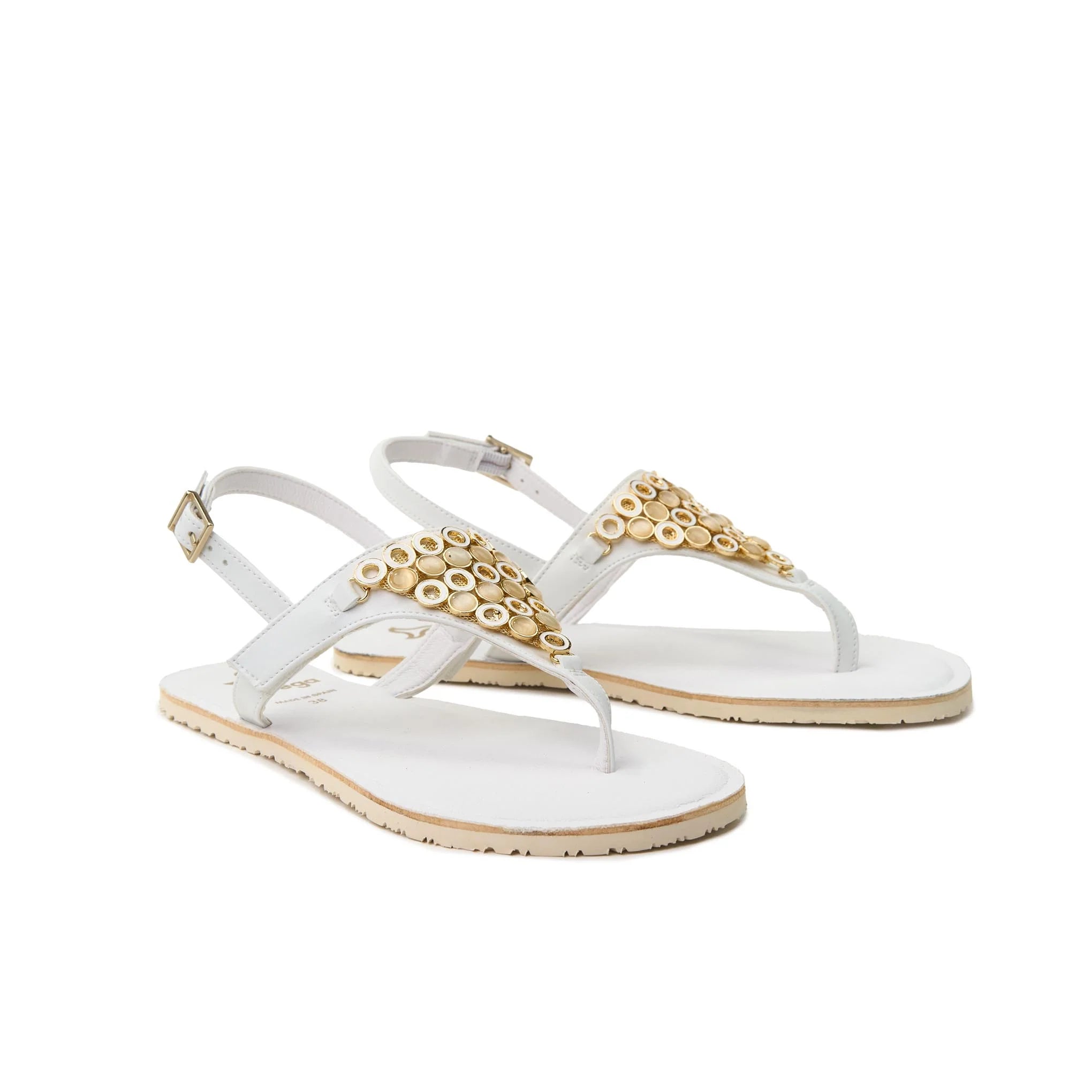 Sandalia mujer barefoot Mamba Blanca - Navega Barefoot - GARÓS