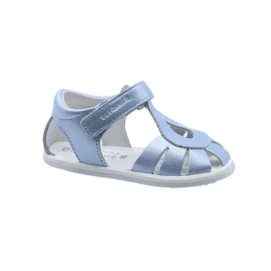 SANDALIA RESPETUOSA INFANTIL PIEL GOTA BLANDITOS BY CRÍOS AZUL - GARÓS
