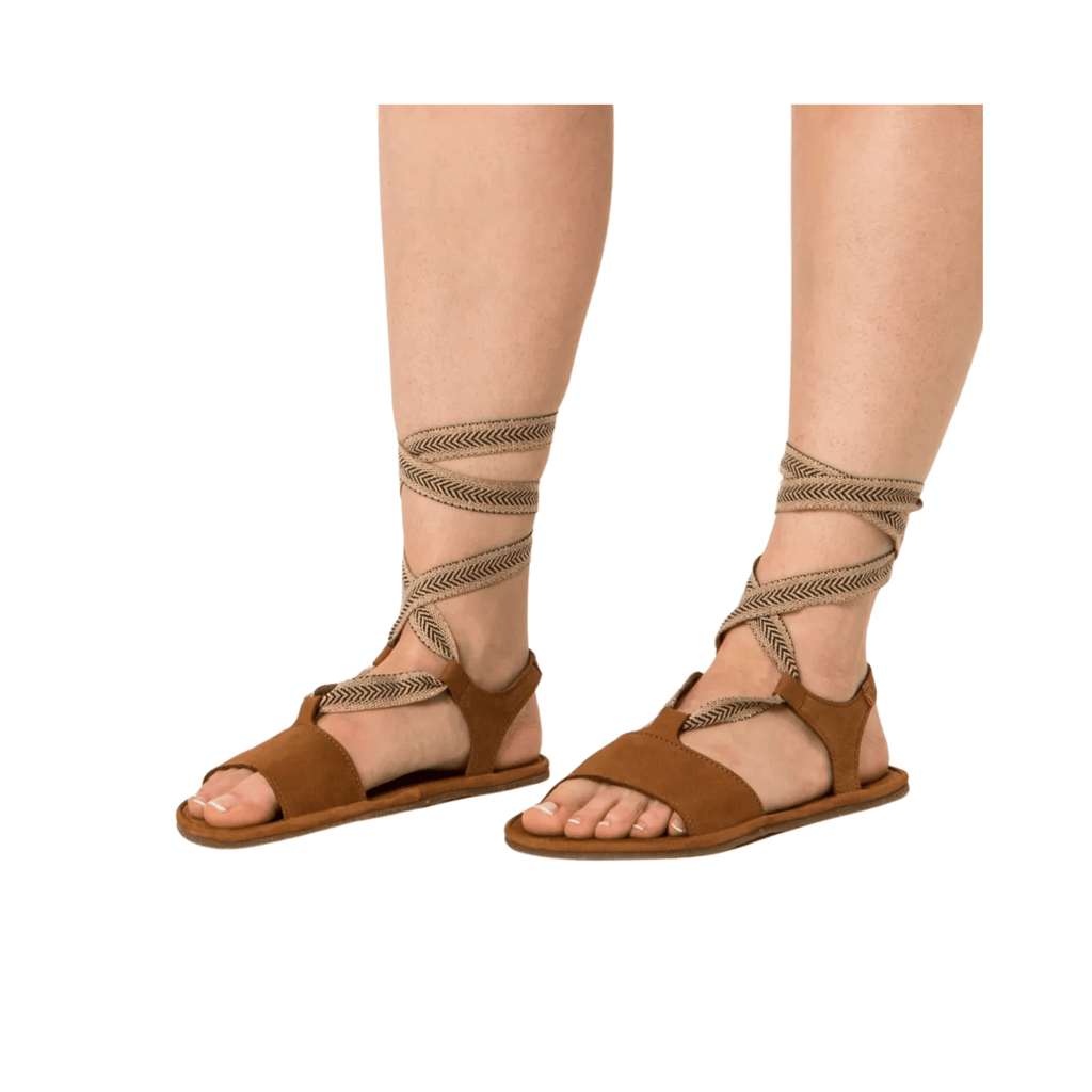 Sandalia tiras mujer barefoot cuero n5685 - el naturalista - garós