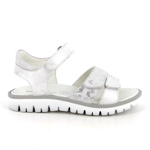 SANDALIA TRANSICIÓN MUJER AXEL 1389011 BLANCA Y PLATA - PRIMIGI - GARÓS