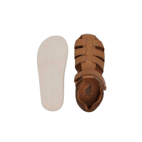 SANDALIAS BAREFOOT BOBUX ROAM PIEL MARRÓN - GARÓS