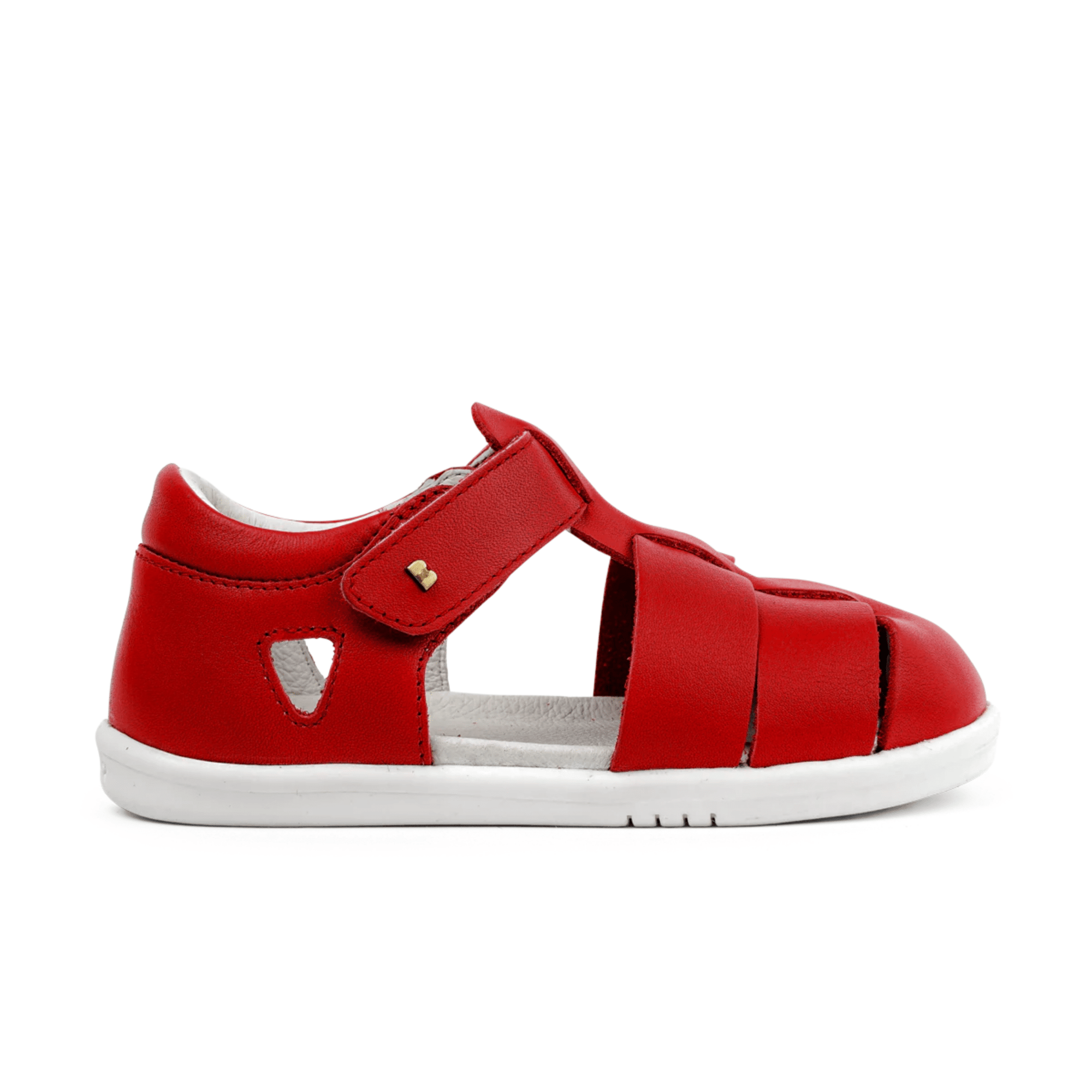 Sandalias barefoot bobux tidal piel rojo