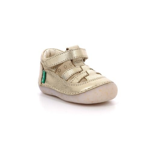 SANDALIAS BAREFOOT KICKERS SUSHY PIEL DORADO - GARÓS