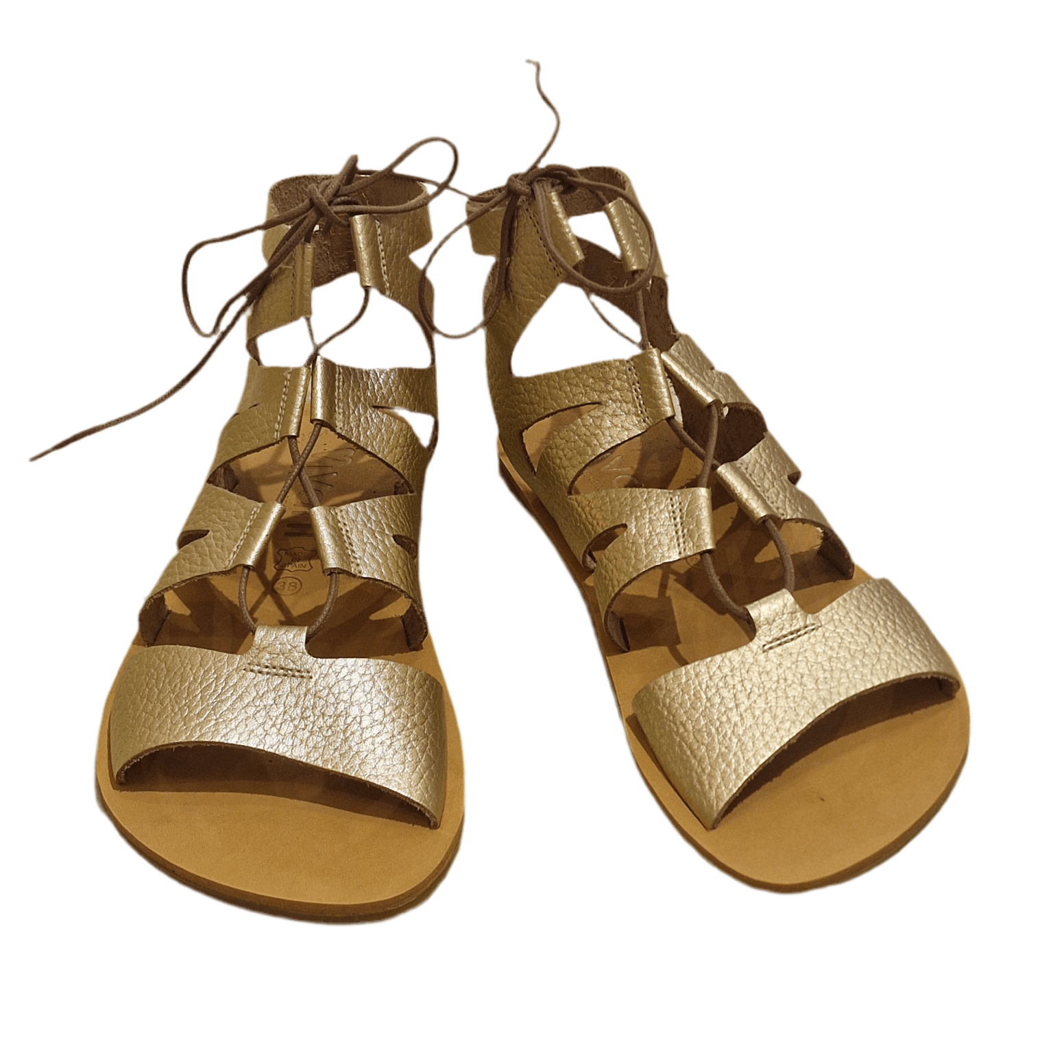 SANDALIAS BAREFOOT PIEL ROMANA PLATINO - VIVANT - GARÓS