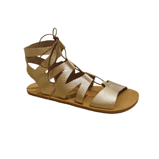 SANDALIAS BAREFOOT PIEL ROMANA PLATINO - VIVANT - GARÓS