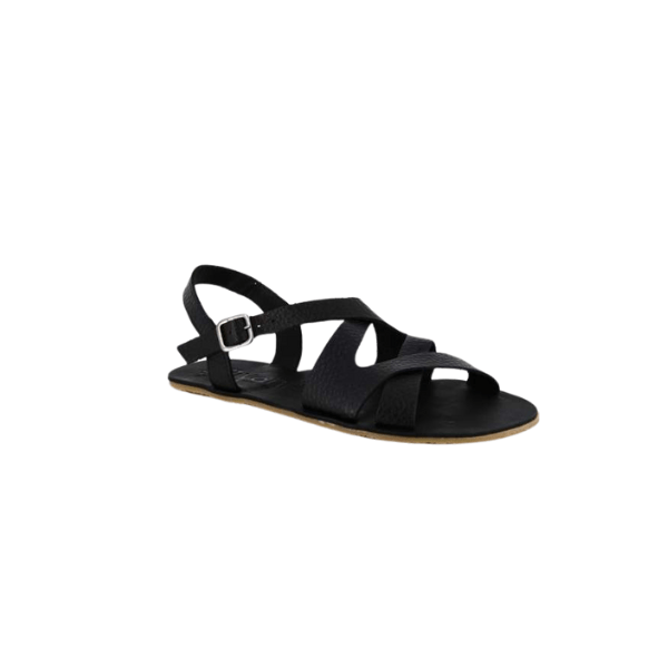 Sandalias barefoot piel Rustic negro