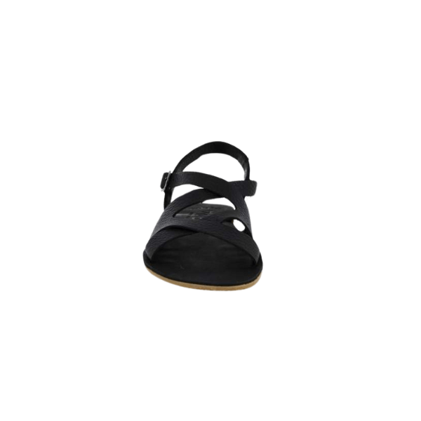 SANDALIAS BAREFOOT PIEL RUSTIC NEGRO - VIVANT - GARÓS